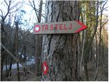 Železna vrata - Stjenkova koča na Trstelju